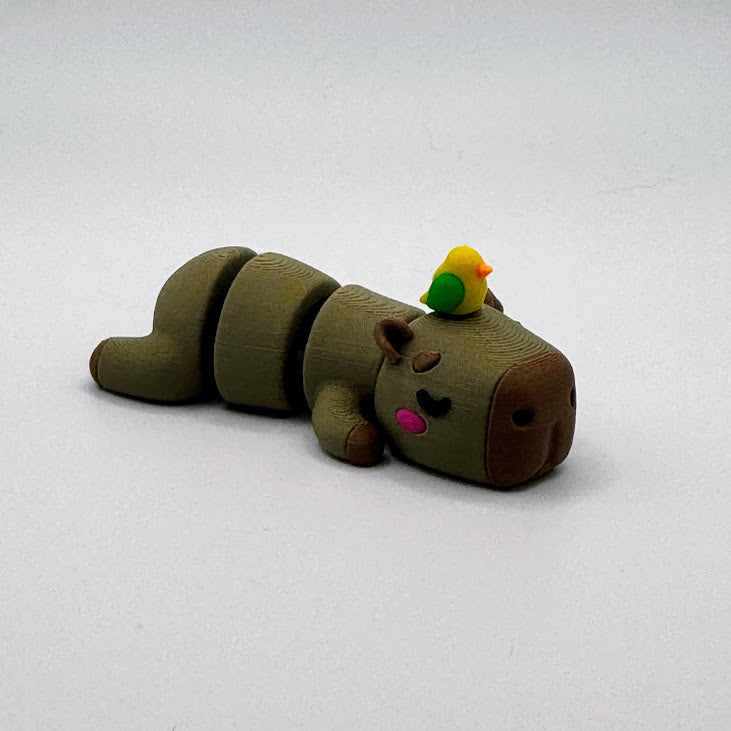 Mini Capybara Camping Playset