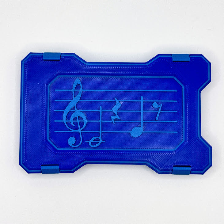 Wallet- Blue Music Note