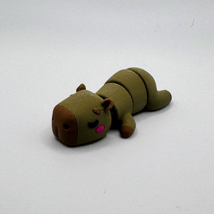 Mini Capybara Camping Playset