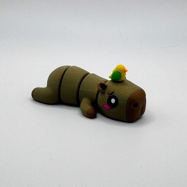 Mini Capybara Camping Playset