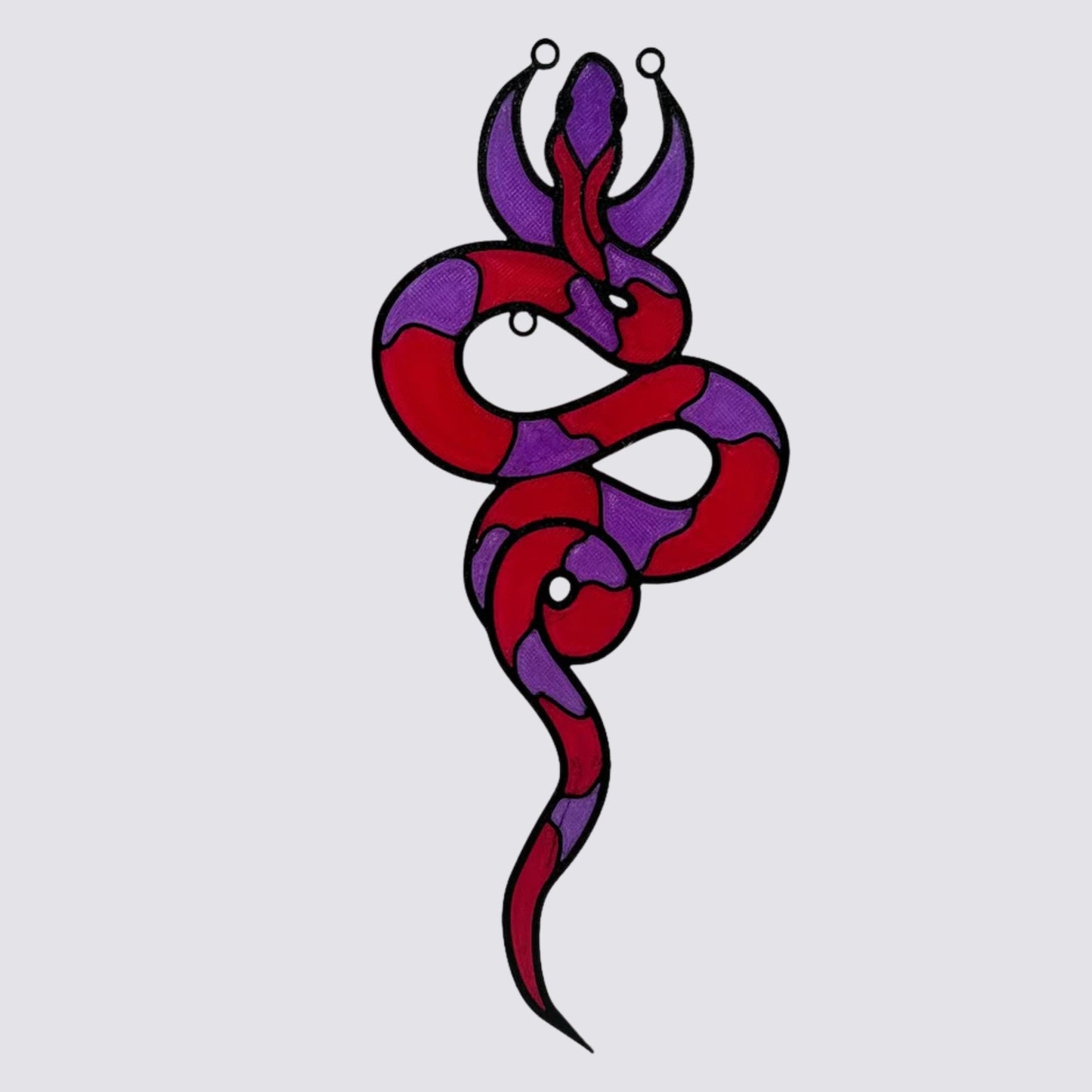 Sun Catcher- Snake & Moon